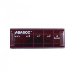 Pilulier journalier Anabox 5 prises par jour Raisin